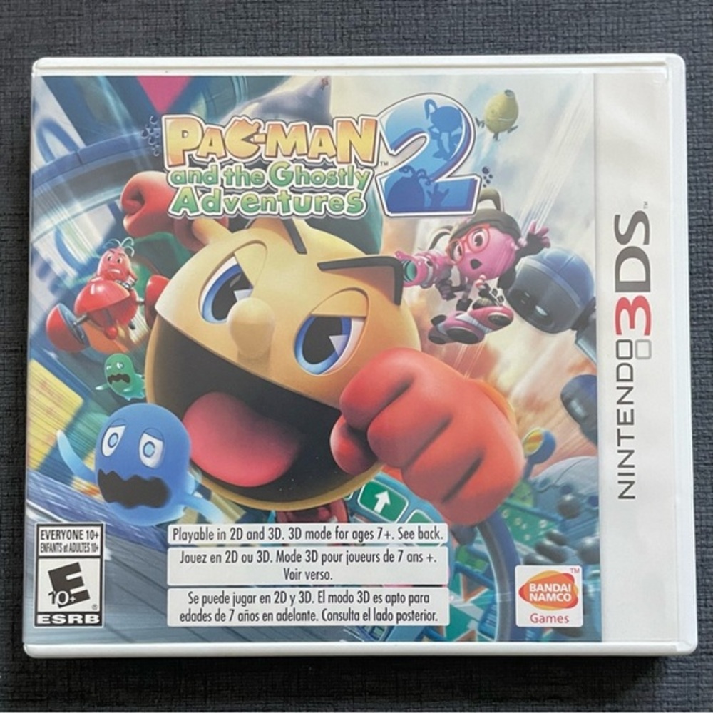 Pac-Man and the Ghostly Adventures 2 Video Game Nintendo 3DS With Case &‎ Insert
